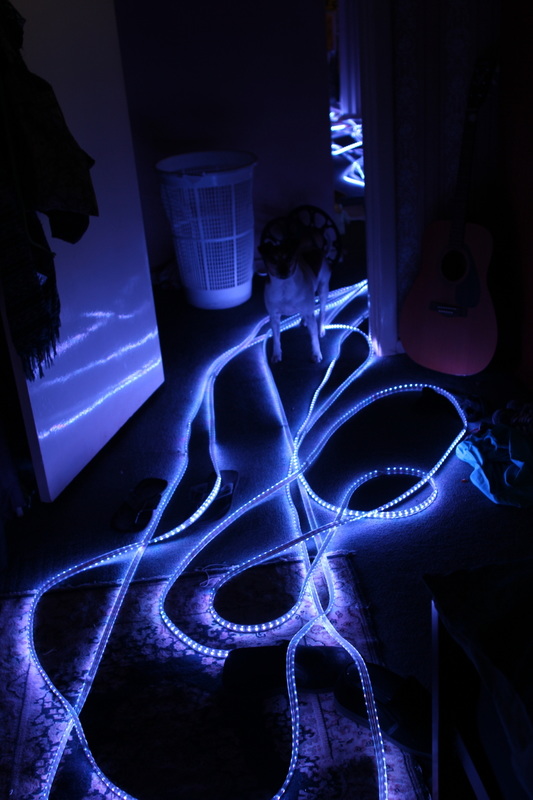 Blue led strip lighting ac 240 volt