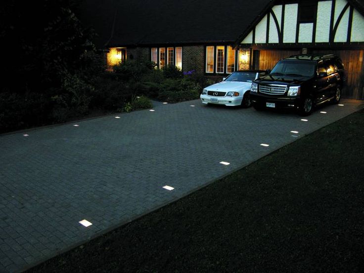 In ground solar lights are ideal as driveway lighting