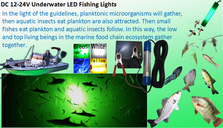Buy online underwater LED tube lights for fish attracting