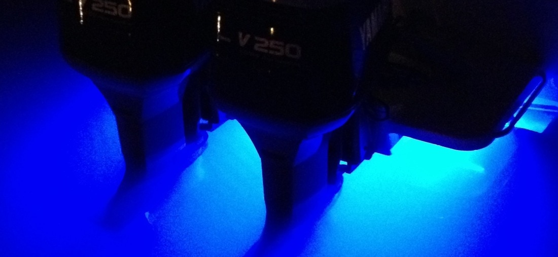 Aquatic LED Lighting sump plug lights for boats