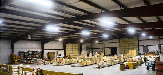 linear high bay LED lighting for warehouses