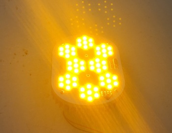 Amber 580nm LED chips can be manufactured in our LED Street Lights.